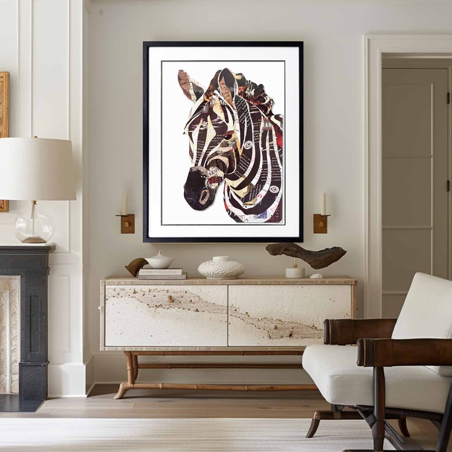 Zebra Wall Decor Zebra Animal Portraits Wall Decor Wildlife Wall Art