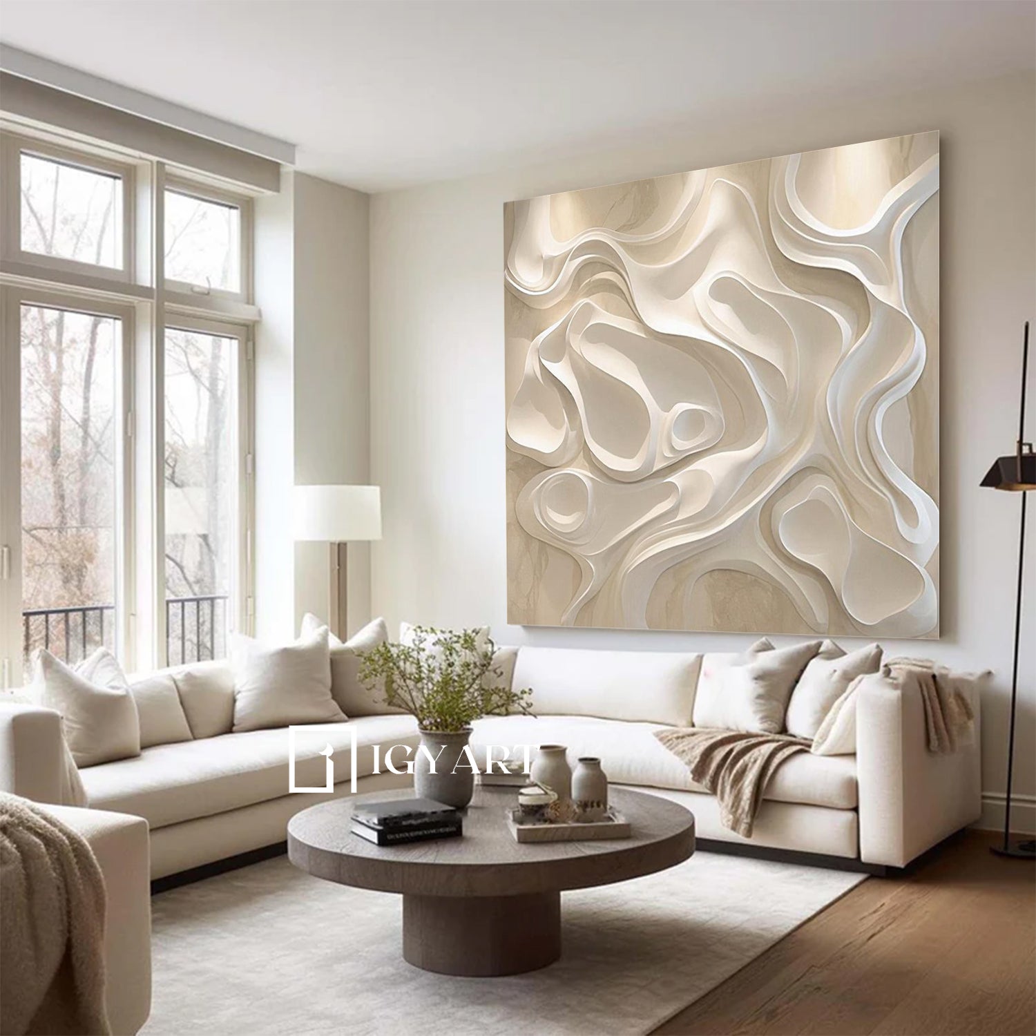 Sculptured art Painting Art sculpture Textured Wall Decor Abstract 3D ... - Sculptural Texture Wall Decor