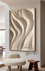 Beige Sculptured art Vertical wood carving wall ar Begie wood carving wall art Customized colors