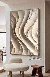 Begie wood carving wall art Vertical wood carving wall ar Beige Sculptured art Customized colors