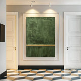 Large green abstract painting Sage green painting Green minimalism painting green painting