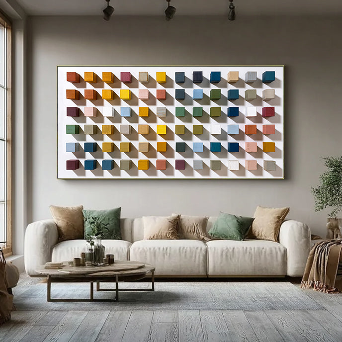 3D Textured Wood Wall Art Contemporary Wood Wall Sculpture Decor 