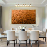 brown Sculptured art Painting Wood carving wall art Art sculpture Abstract 3D Textured Wall Art