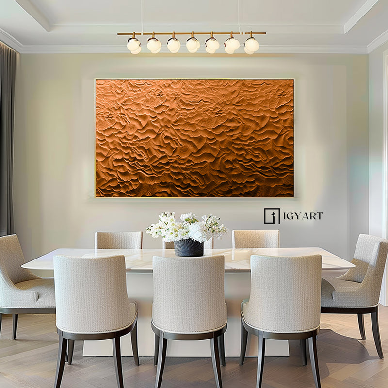 brown Sculptured art Painting Wood carving wall art Art sculpture Abstract 3D Textured Wall Art