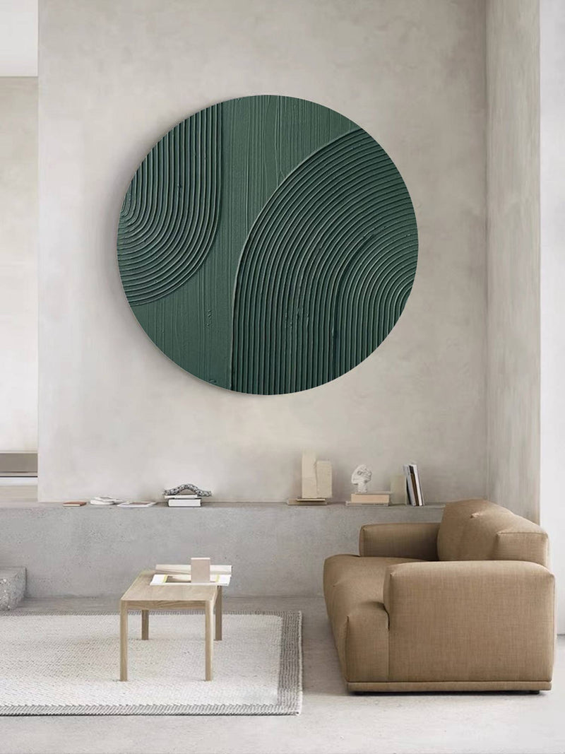 Circular painting #C017