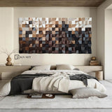 Wood carving wall art Art Black and white Sculptured art Painting sculpture Abstract 3D Textured Wall Art