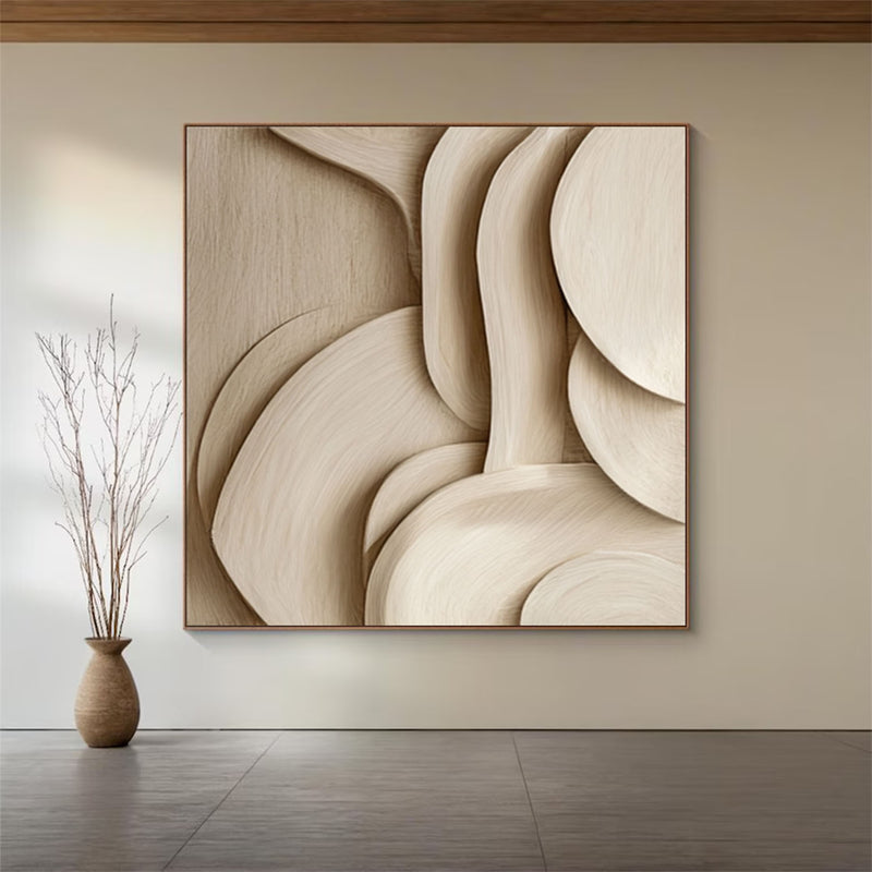Geometric Wood Wall Art Wood carving wall art Sculptured art Painting
