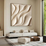 Sculptured art Painting Wood carving wall art 3D Textured Wall Decor 
