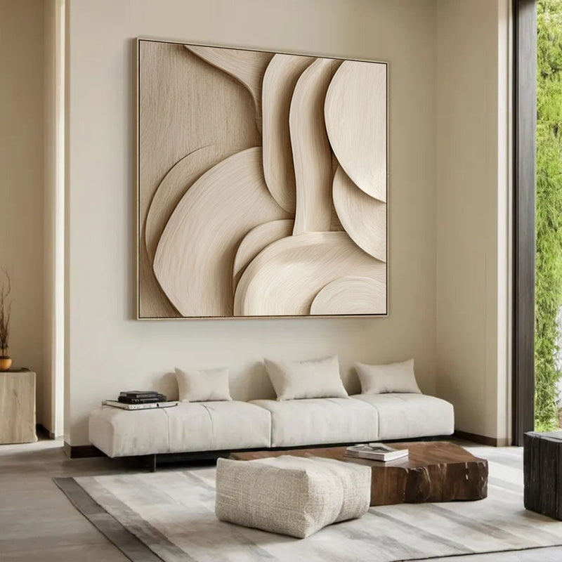 Geometric Wood Wall Art Wood carving wall art Sculptured art Painting