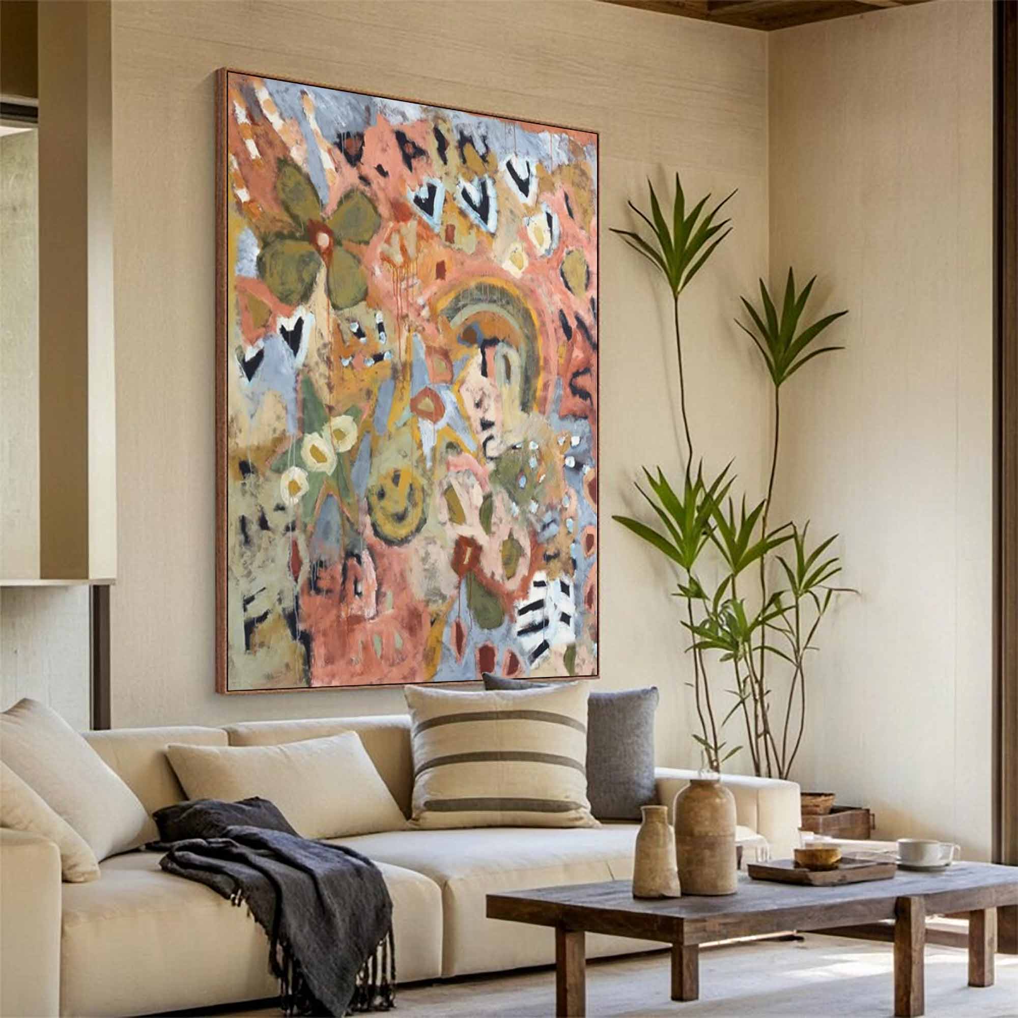 Abstract Graffiti Style Painting Modern Graffiti Art Pop Abstract Art