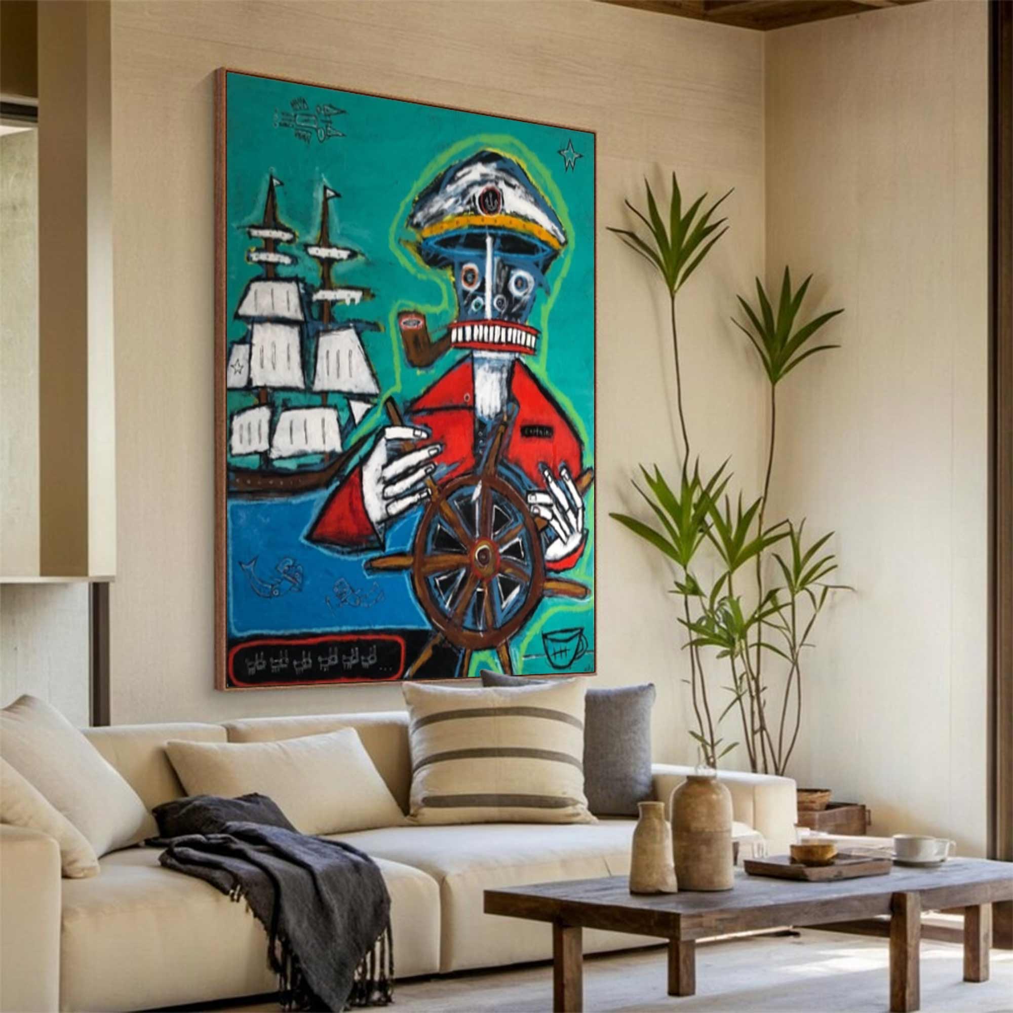 Modern Graffiti Style Art Colorful Pop Art Street Graffiti painting 