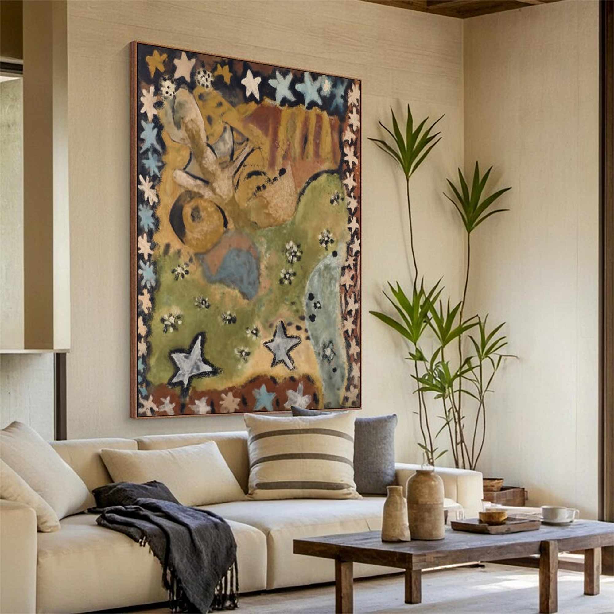 Graffiti Style Painting Modern Graffiti Art Colorful Abstract Art 