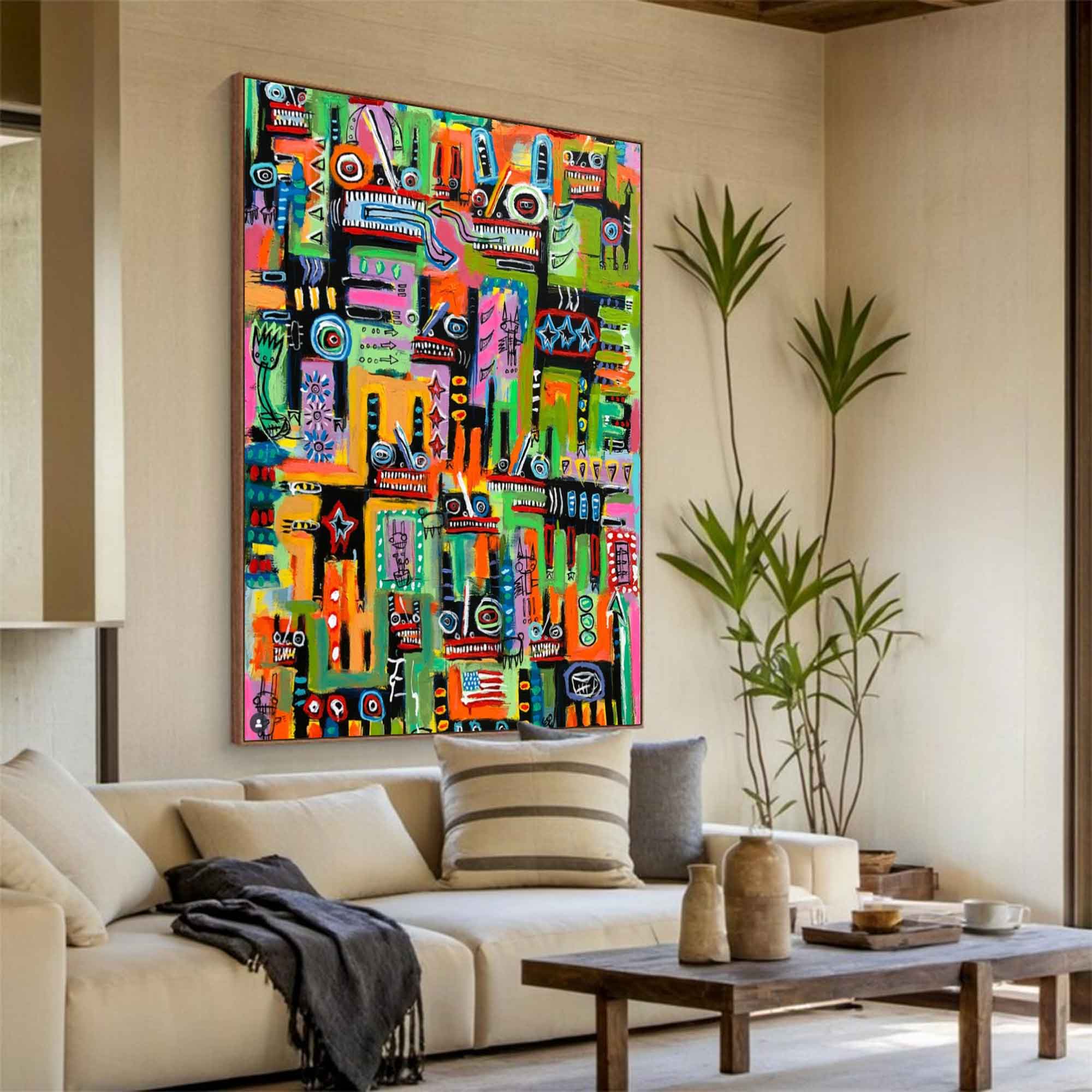 Colorful abstract art #FS016