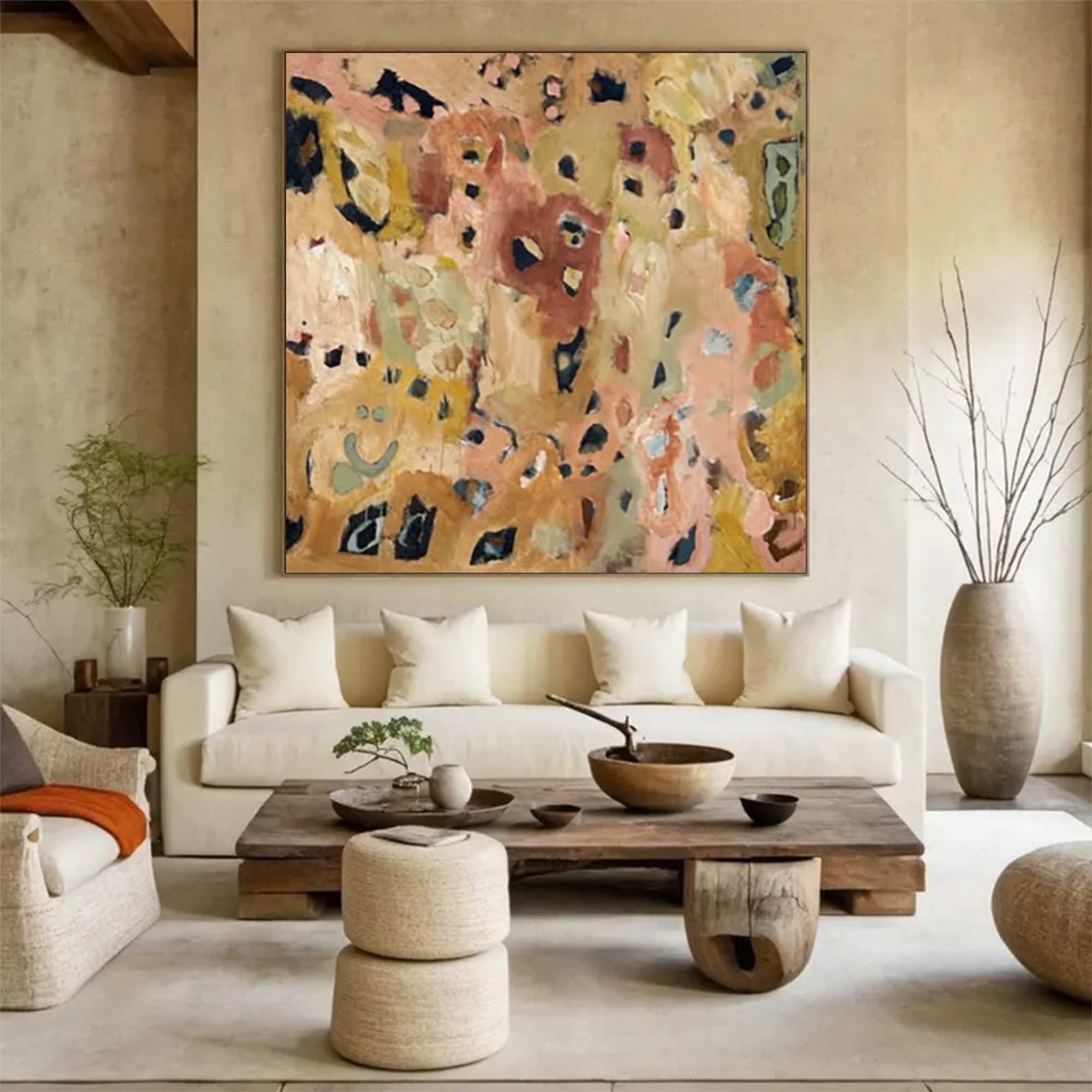 Green abstract painting street graffiti painting Pop Art painting 