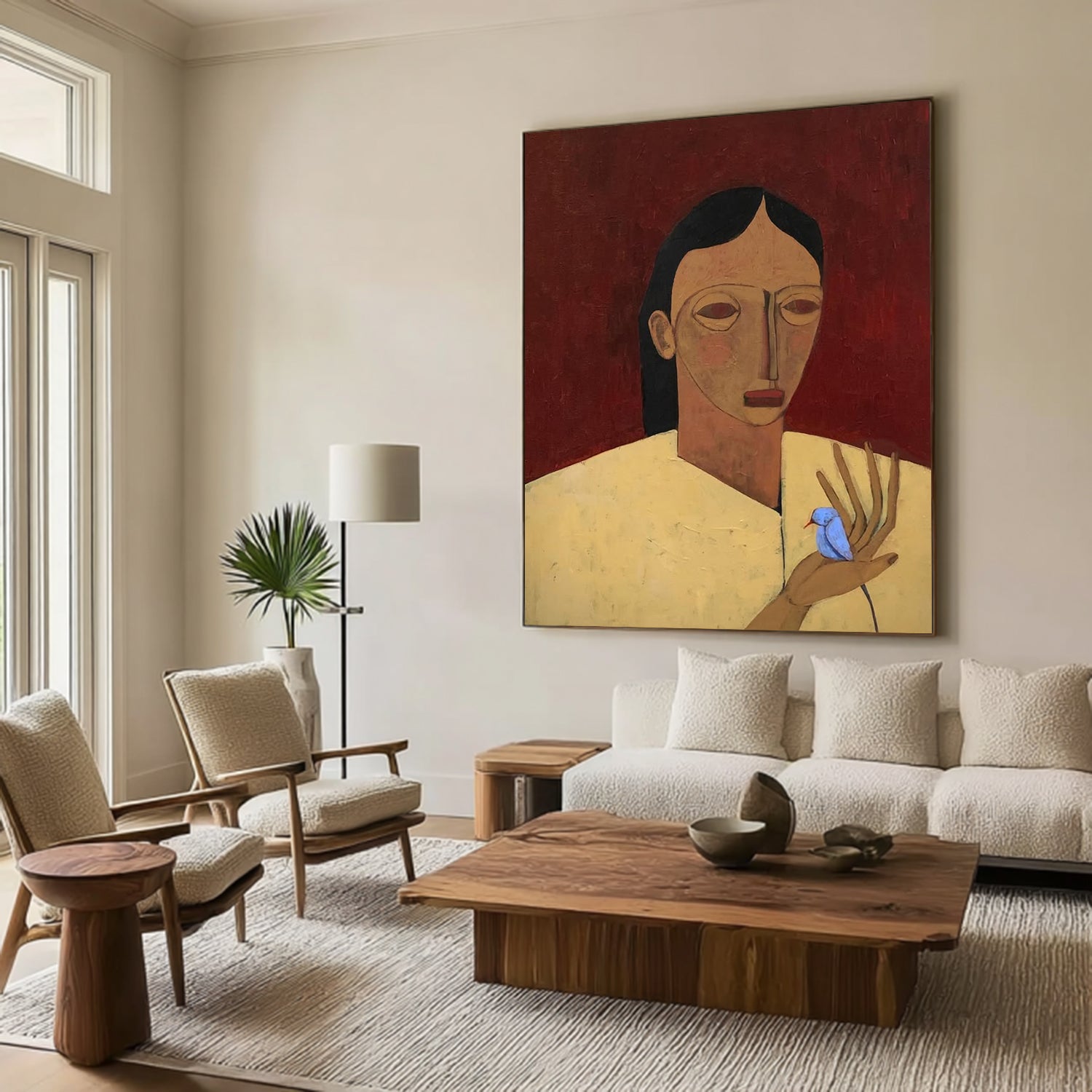 Contemporary Expressionism woman Abstract figurative painting