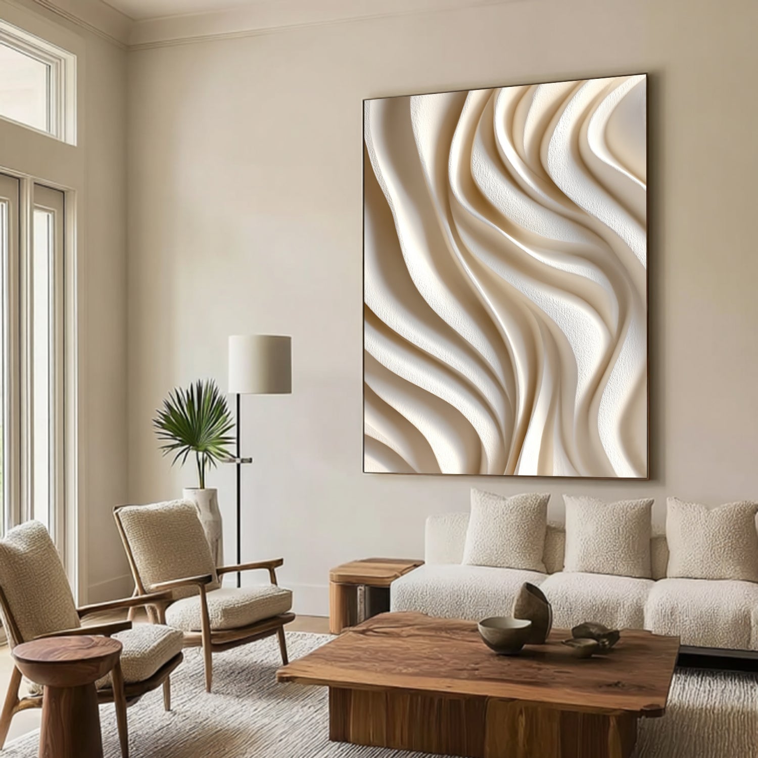 Art sculpture Textured Wall Decor 3D Wood carving Textured Wall Decor