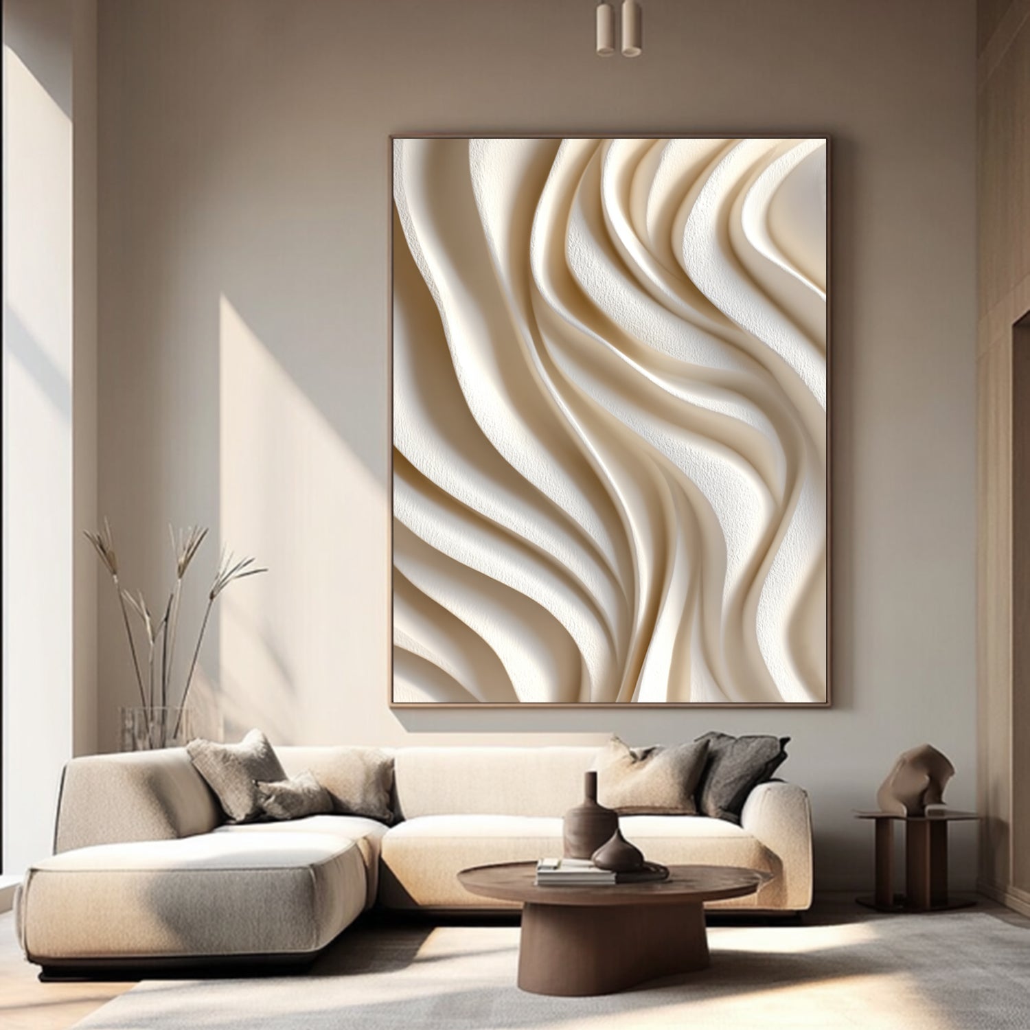 Art sculpture Textured Wall Decor 3D Wood carving Textured Wall Decor