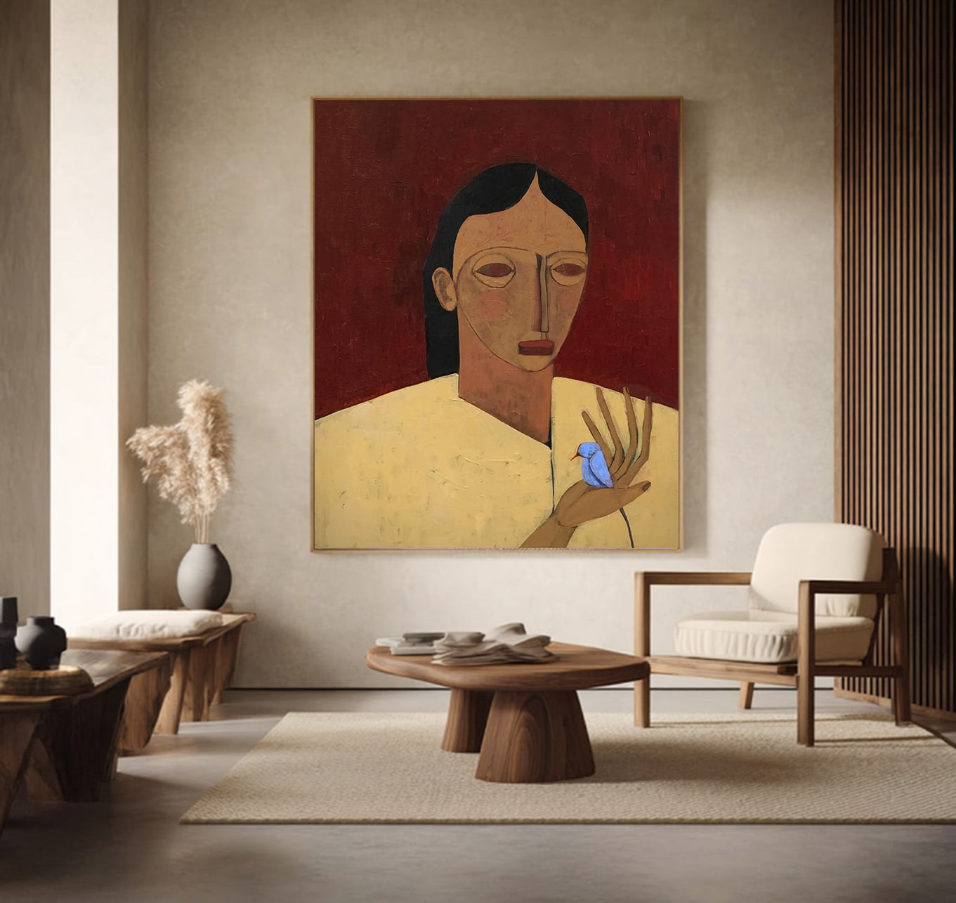 Contemporary Expressionism woman Abstract figurative painting