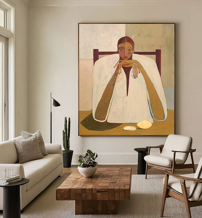 Figurative Abstraction figurative painting Surrealist Portrait art