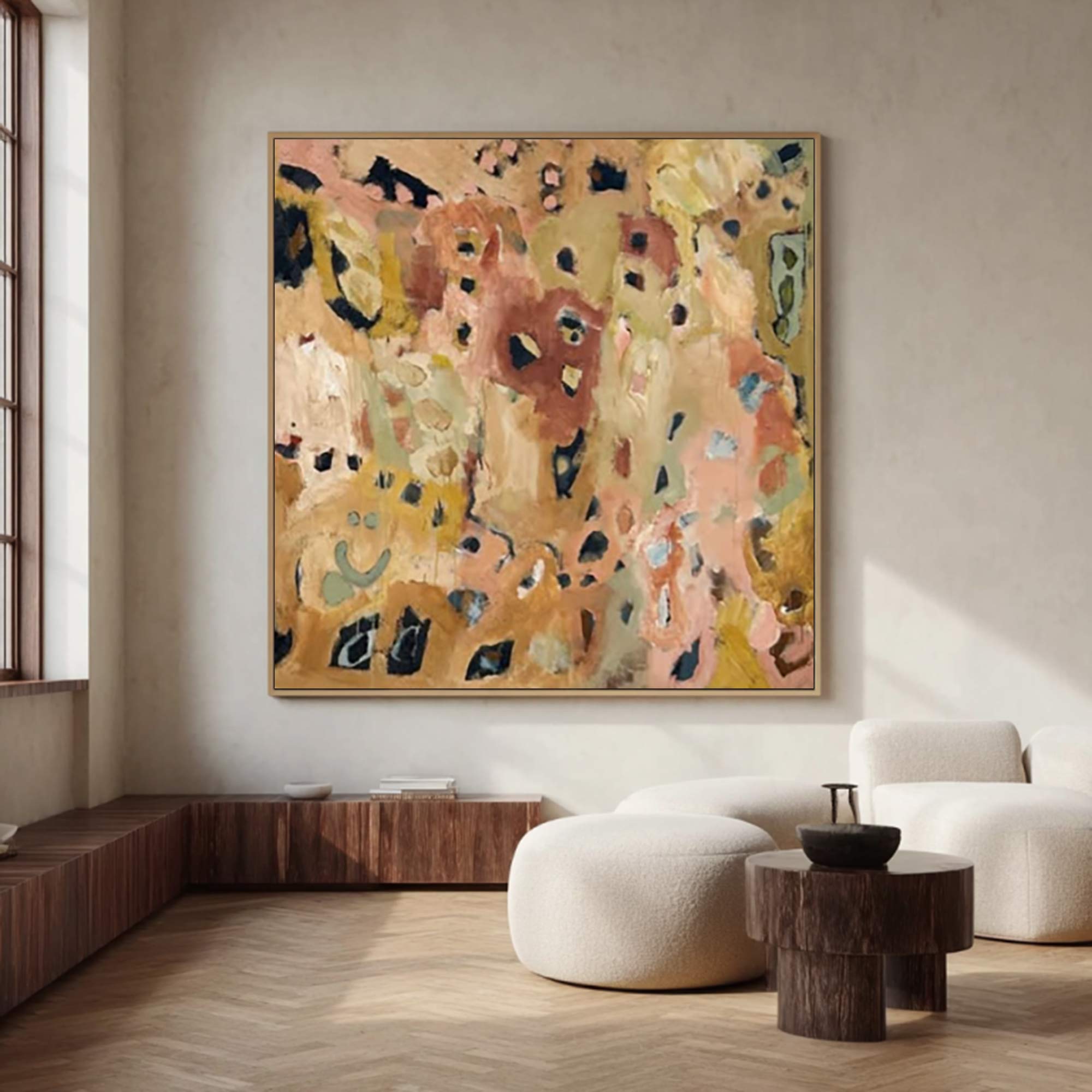 Green abstract painting street graffiti painting Pop Art painting 