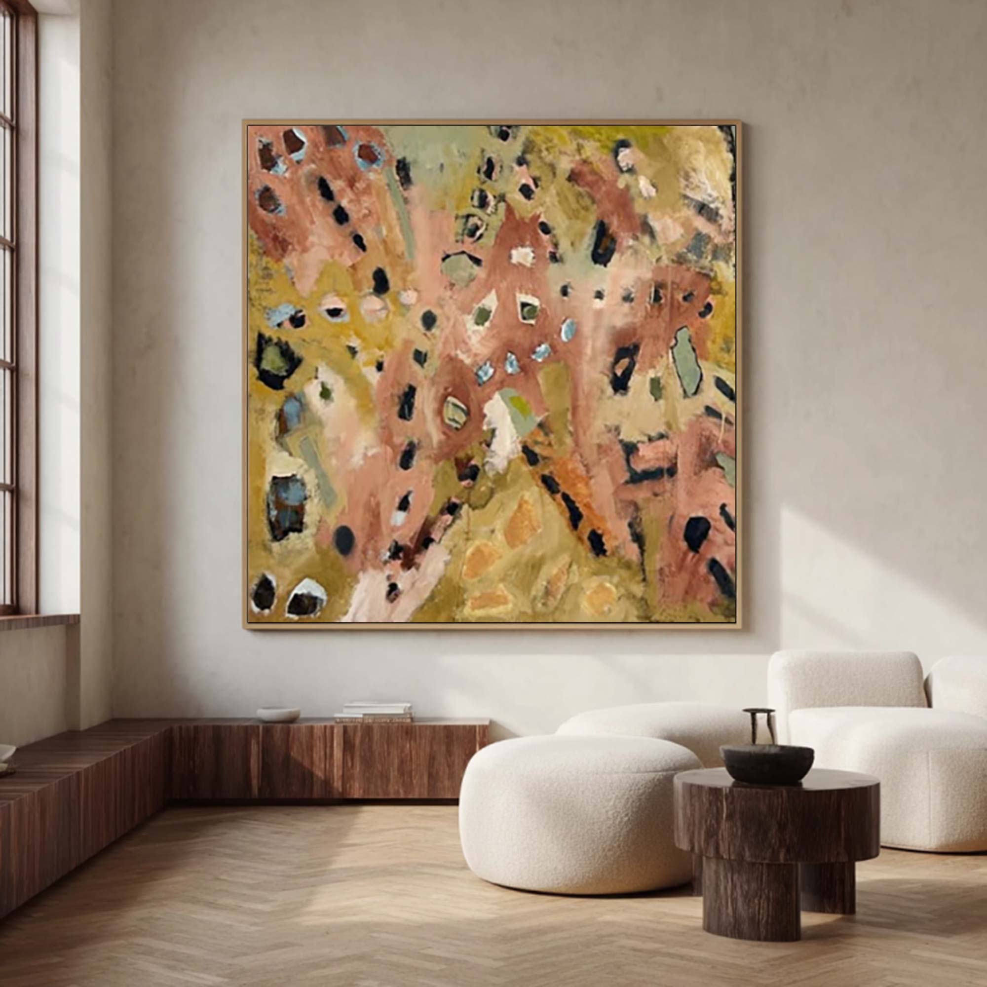 Green abstract painting street graffiti painting Pop Art painting