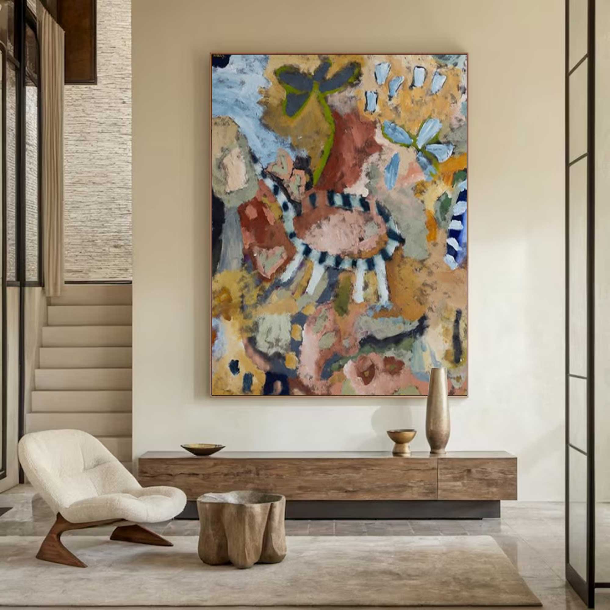 colorful graffiti art, Colorful abstract painting, colorful textured wall decor