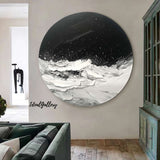 Circular painting #C043