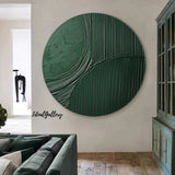 Circular painting #C040