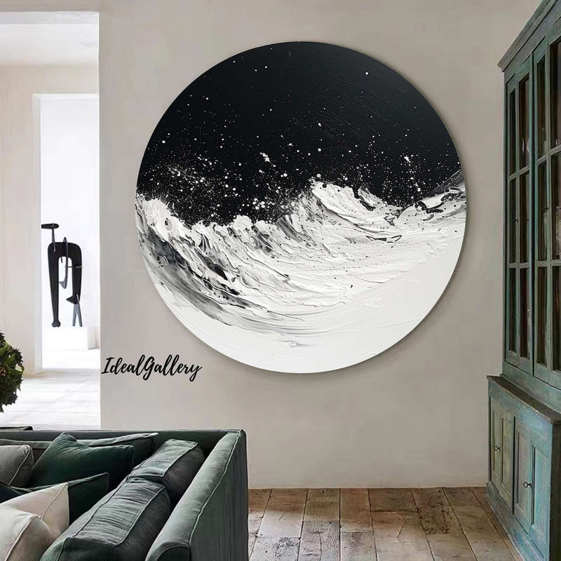 Circular painting #C042