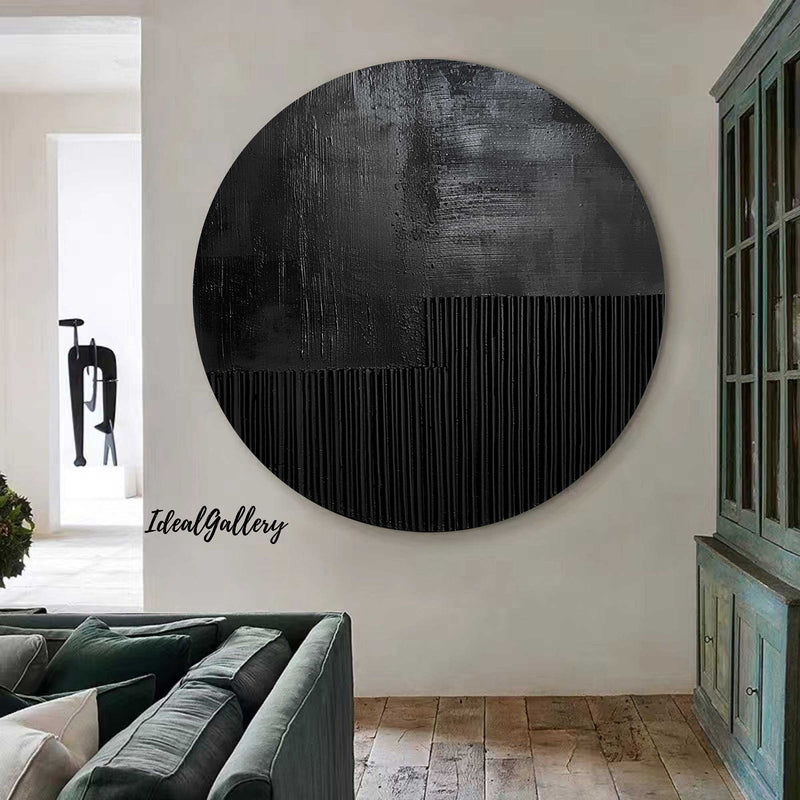 Circular painting #C047