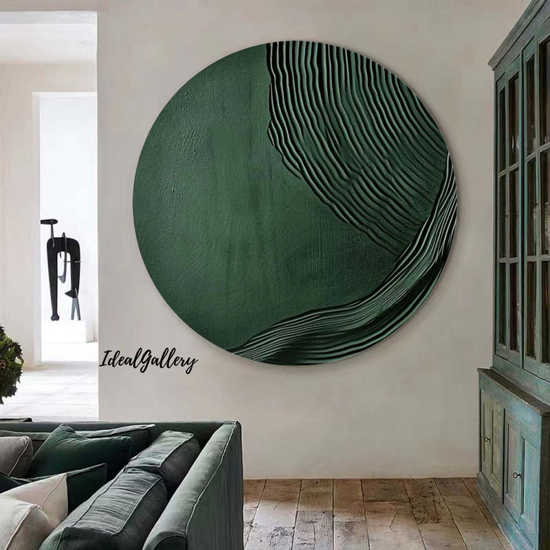 Circular painting #C041