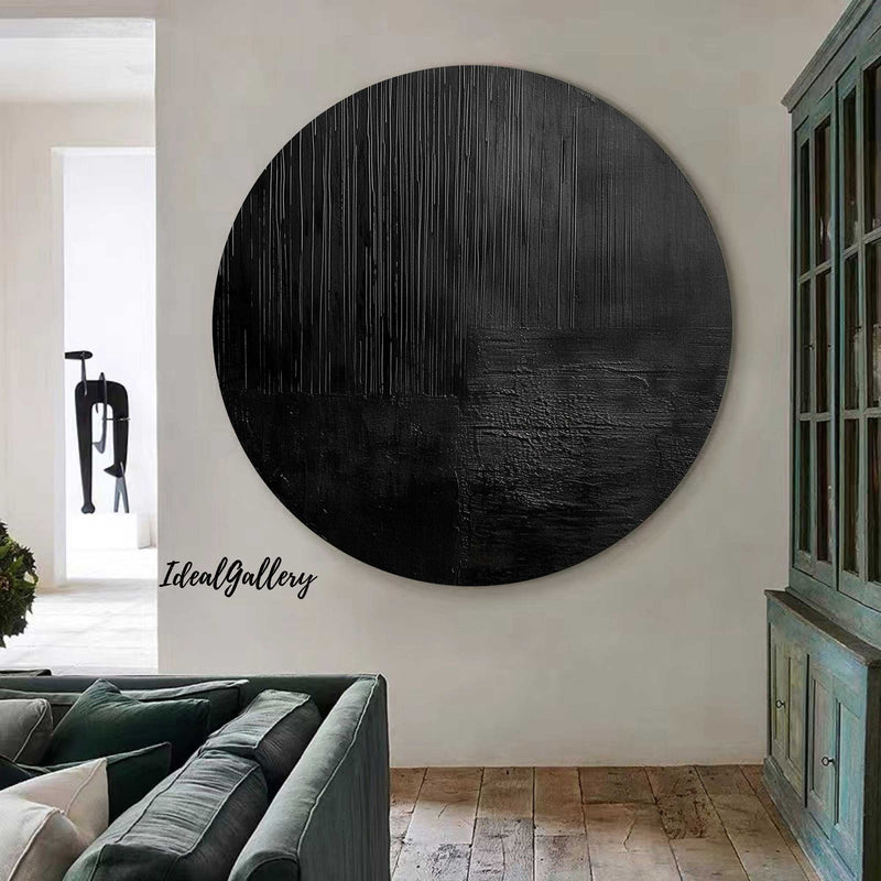 Circular painting #C048