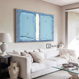 tennis art green tennis court art Blue tennis 3D textured impasto art