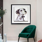 Collage art painting animal collage art children's room decor painting