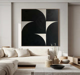 Black and white Abstract Painting Large Black and white Painting Black and white wall art