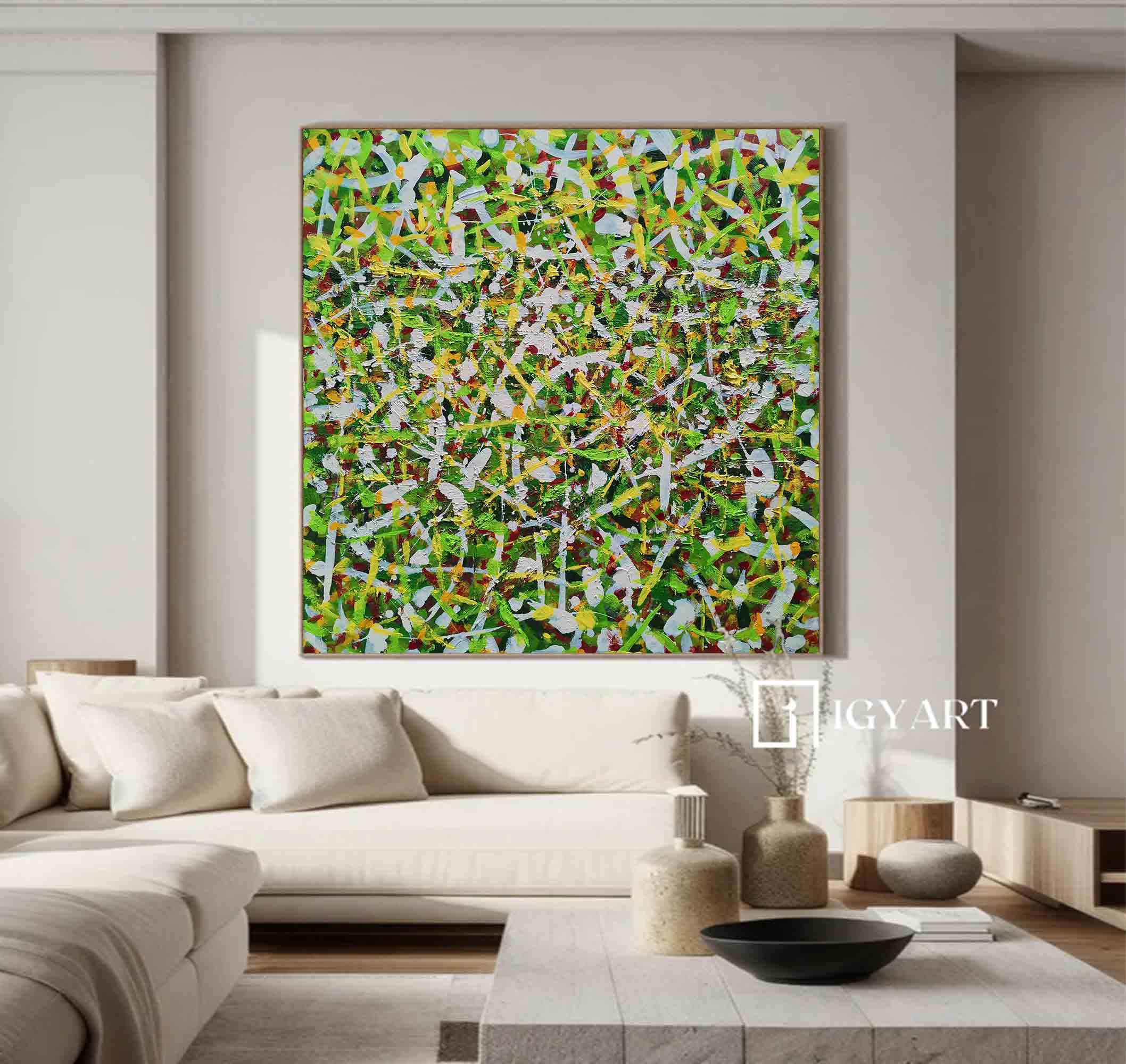 Pollock style art #Z003