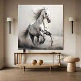 Horse Abstract Painting Running Horse Painting Personalized Gifts Animal Painting Horse Painting Horse Oil Painting 