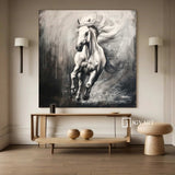 Running Horse Painting Horse Oil Painting Horse Abstract Painting Horse Painting Personalized Gifts Animal Painting 