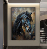 Animal Painting Horse Oil Painting Ferghana horse painting Horse Head Painting Personalized Gifts