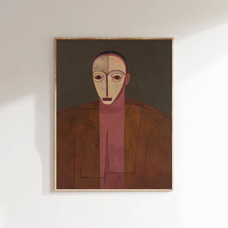 Contemporary Expressionism Abstract figurative painting Minimalist portrait