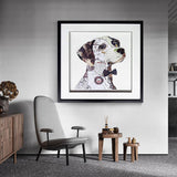 Collage art painting animal collage art children's room decor painting