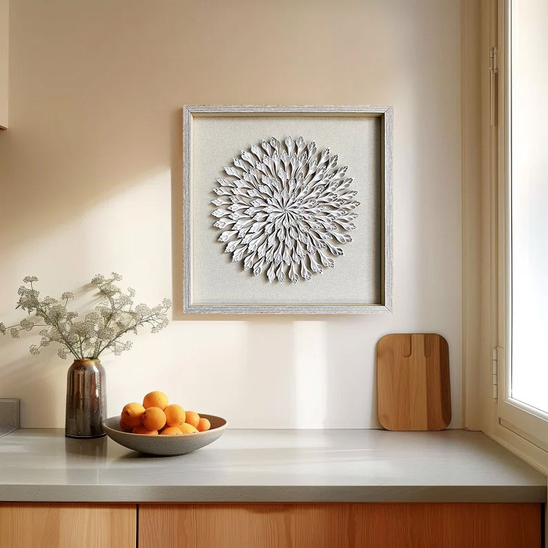 Shell wall decoration art, physical decoration art, texture wall art