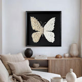 butterfly painting shell art decor butterfly wall art Shell decor painting