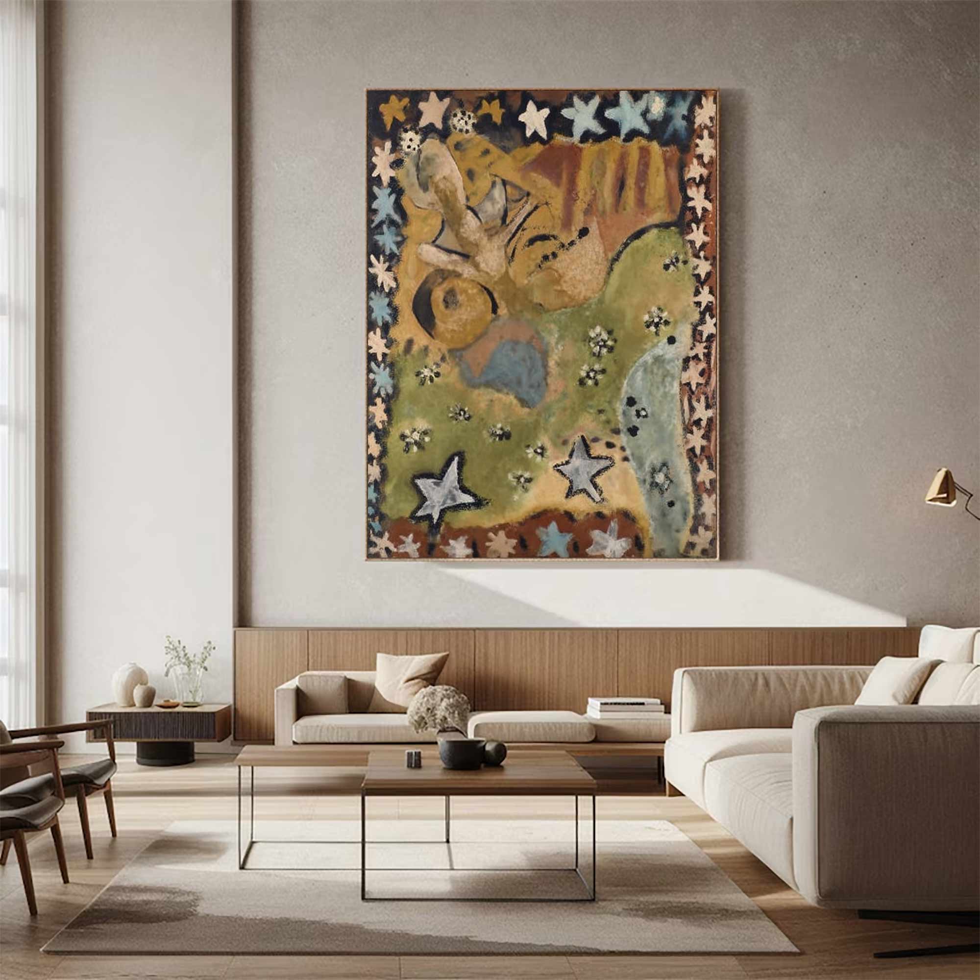 Graffiti Style Painting Modern Graffiti Art Colorful Abstract Art 