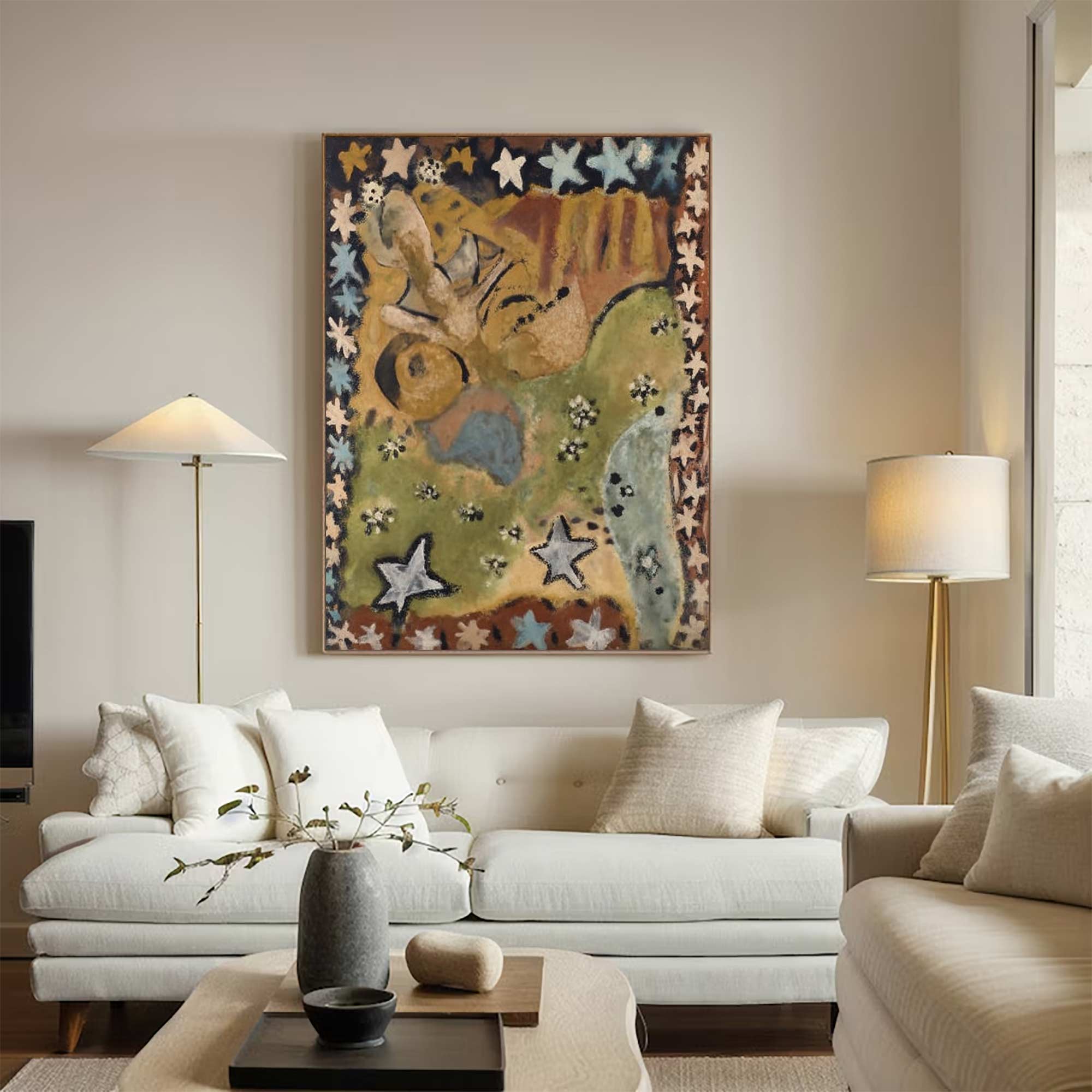 Graffiti Style Painting Modern Graffiti Art Colorful Abstract Art 