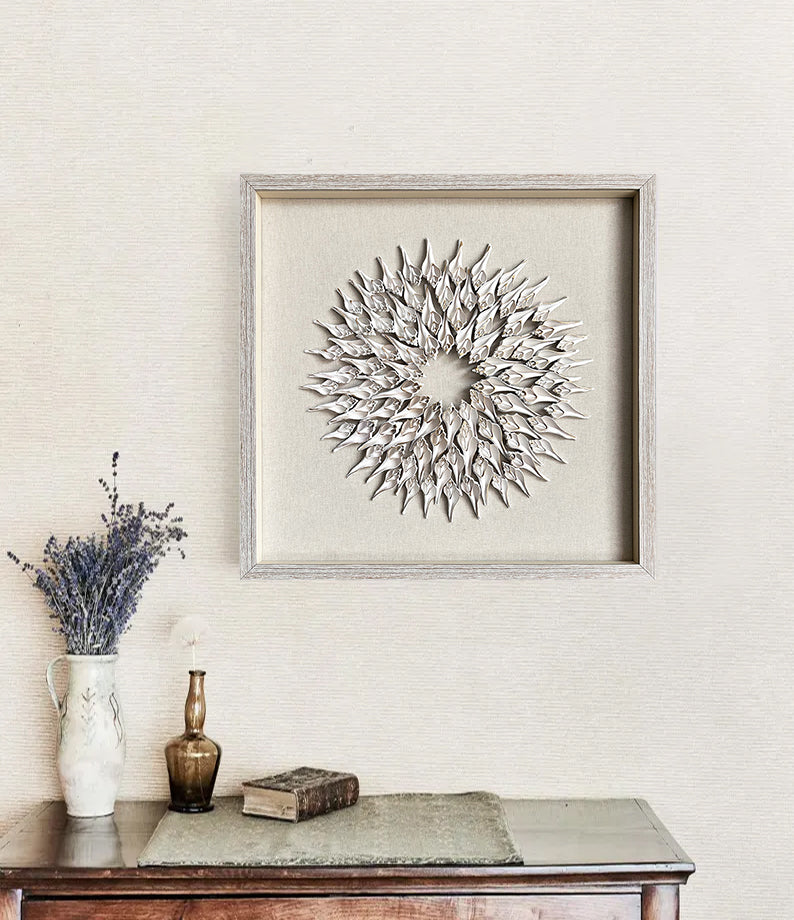 Shell painting,sea shell art shell ornaments,shell wall art,shell decor