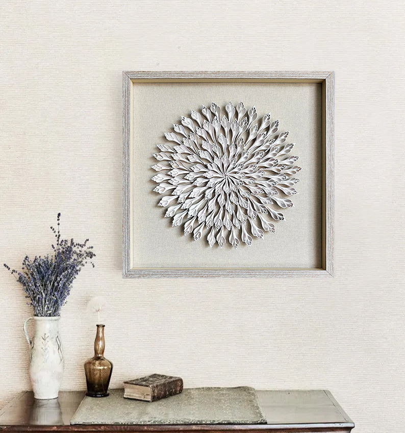 Shell wall decoration art, physical decoration art, texture wall art