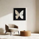 butterfly painting shell art decor butterfly wall art Shell decor painting