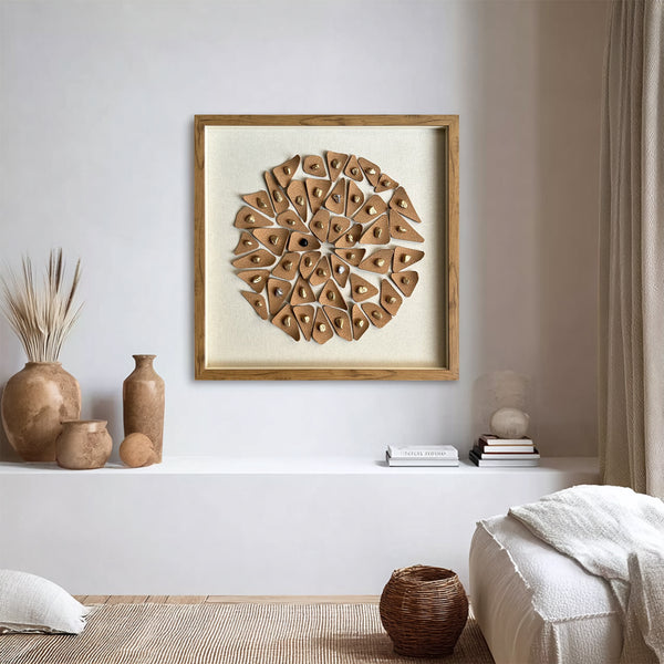 Real wall decor art leather wall decor painting, stone decor painting
