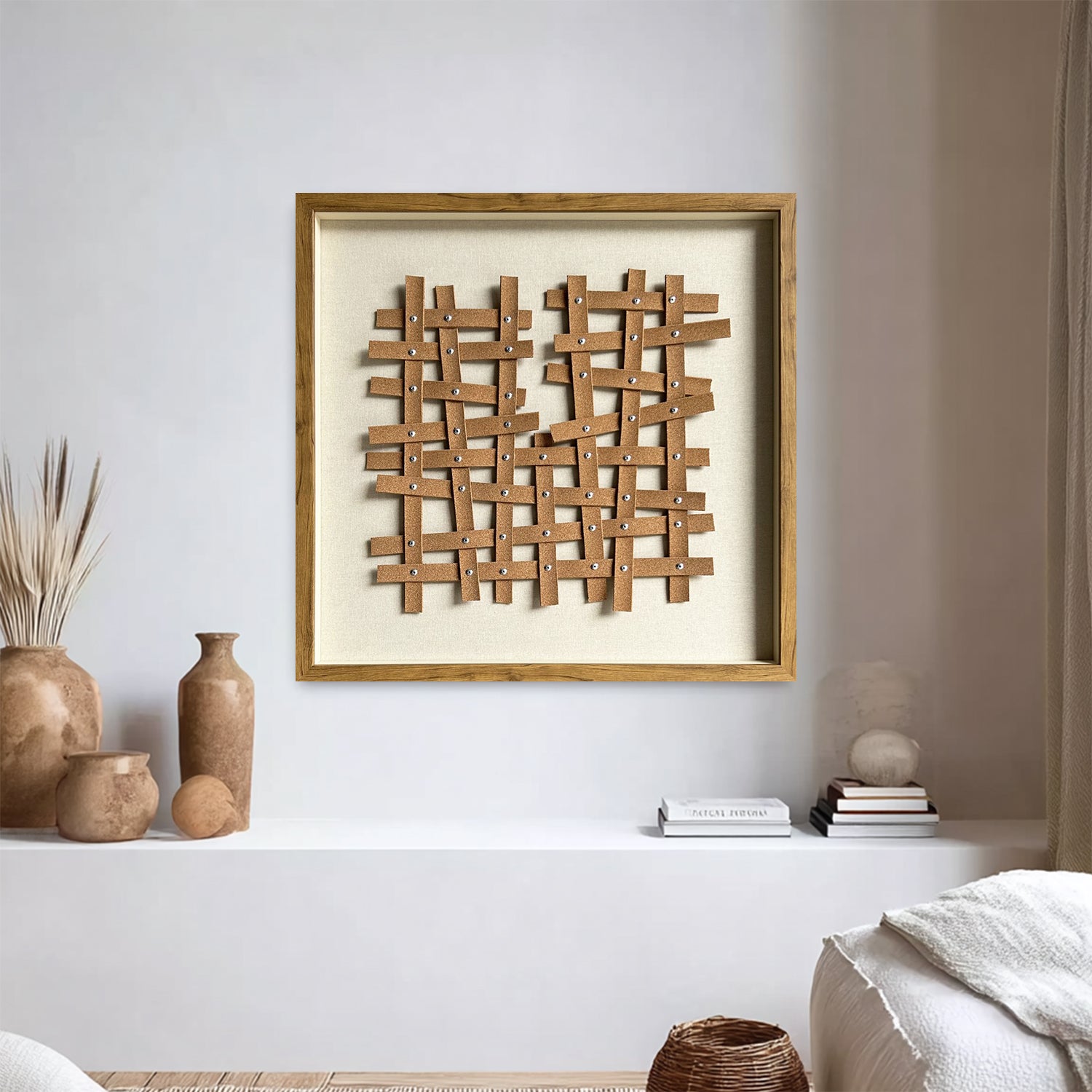 leather wall painting leather wall decor art brown texture wall art